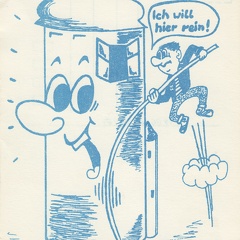Postkarte "Dicker Turm"